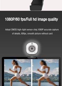 Caméra <span class=keywords><strong>Web</strong></span> USB Veye T9L avec autofocus, 1080p, 60 ips, capteur CMOS, double microphone, amélioration par IA pour les appels vidéo en streaming, en stock - Product Image 2