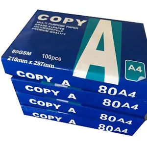 निर्माता 70g 75g 80g हार्ड ए 4 कॉपी पेपर चिपकने वाला प्रिंटर पेपर डबल व्हाइट प्रिंटर ऑफिस कॉपी पेपर