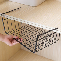 Keuken Onder Plank Opknoping Metalen Mand Voor Opslag
