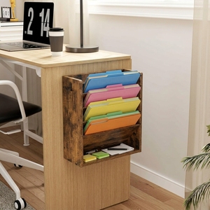 Nouvel Organisateur de Courrier Mural avec 2 Crochets pour Clés, <span class=keywords><strong>Porte</strong></span>-Lettres en Bois, <span class=keywords><strong>Porte</strong></span>-Enveloppes, Accessoires pour la Maison et le Bureau - Product Image 4