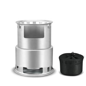 HISPEED Réchaud à <span class=keywords><strong>bois</strong></span> de chauffage Réchauds et accessoires de camping pour l'extérieur - Product Image 1