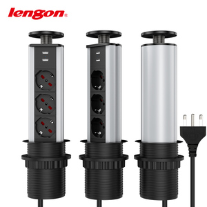 Enchufe emergente de conector <span class=keywords><strong>israel</strong></span>í superior negro para enchufe de mesa de interruptor de cocina/fábrica de toma de corriente eléctrica tipo <span class=keywords><strong>Israel</strong></span> Italia - Product Image 3