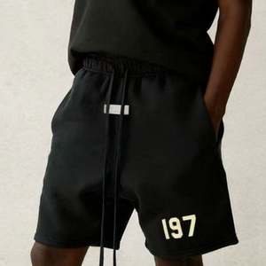 Pantalones Cortos Deportivos para Hombre 01 <span class=keywords><strong>Fear</strong></span>, 100% Algodón, Forro Polar Sólido, Ecológicos, Transpirables, Casuales de Verano, con Cordón Ajustable - Product Image 6