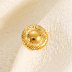 Supports de boucles d'oreilles en acier inoxydable, forme poire, plaqués or 18 carats, étanches, pour la fabrication de bijoux - Product Image 3