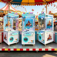 Vente en gros usine : Cabinet de jeu d'arcade Crane Machine personnalisé en métal avec verre trempé, prise universelle, prise en charge japonais et anglais, garantie 1 an