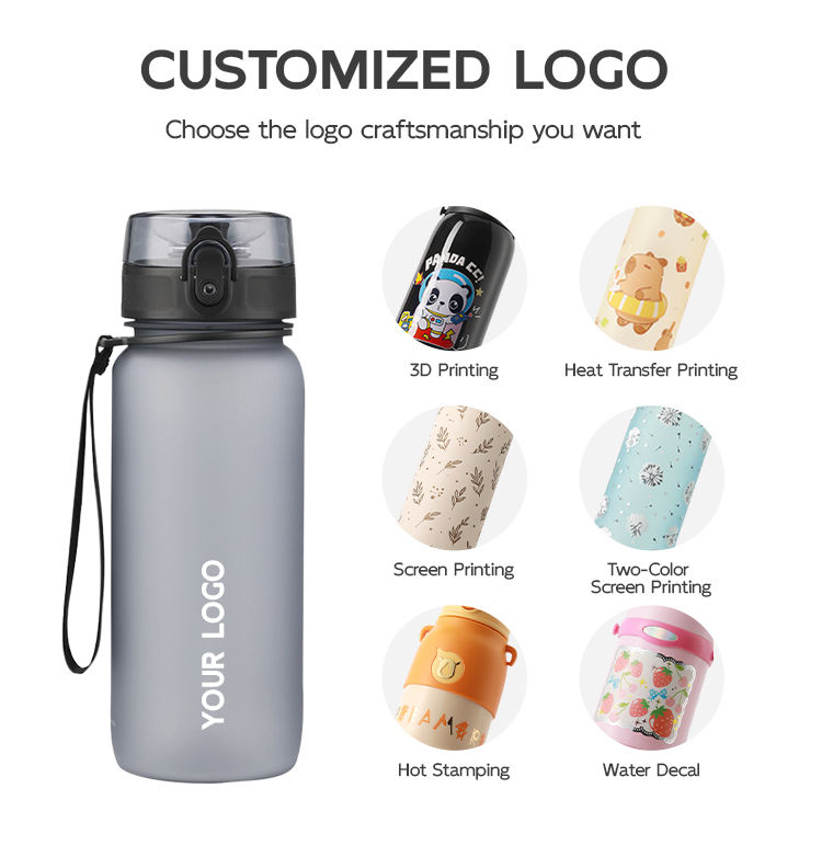 BPA Free Tritan Water Bottle Leakproof Sports Bottle for Gym Custom ...