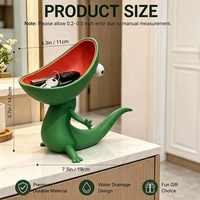 Porte-savon créatif en forme de lézard, plateau à clés en forme de reptile, organisateur de bureau pour salle de bain, entrée, comptoir, maison, bureau