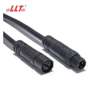 LLT factory price 110V 5A outdoor 2 3 4 5 pin min waterproof cable M8 Sensor connector