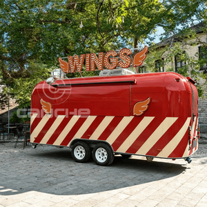 Kiosque alimentaire personnalisé, chariots de restauration rapide, remorque à café, pizza, hamburger, frites, cuisine mobile, bar, camion à tacos - Product Image 2