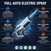 Pistolets à Eau Électriques de Tir d'Extérieur d'Été en Gros avec Pleine Puissance et Batterie, Jouet pour Enfants