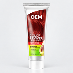 Maschera <span class=keywords><strong>per</strong></span> <span class=keywords><strong>Capelli</strong></span> OEM Private Label 5-Min Color Reviver 230ml Trattamento Depositante Colore Rosso Vibrante <span class=keywords><strong>per</strong></span> <span class=keywords><strong>Capelli</strong></span> Tinti - Product Image 5