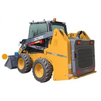 Chargeuse sur pneus compacte chinoise de 3 tonnes XC740K / XC7-SR07 avec moteur diesel, godet de 0,6 m³, 49,3/36,8 ch pour la construction agricole