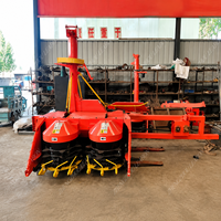 Moissonneuse-broyeuse de maïs à double coupée séquentielle pour ensilage