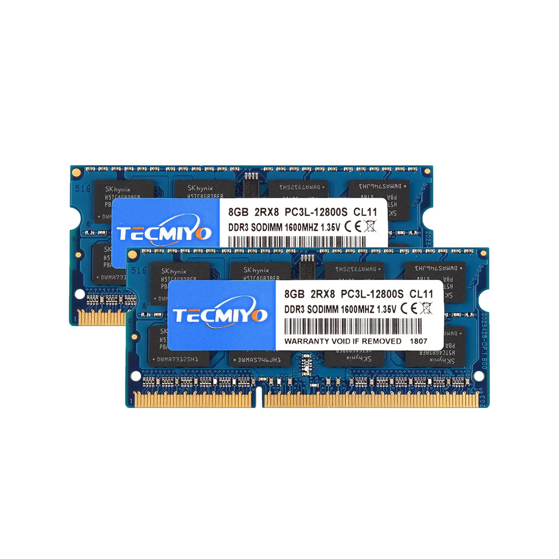 חנות מפעל DDR3l 8GB 1600mhz מחשב נייד Ram Pc3l 12800s זיכרון לכל החיים אחריות מחברת Memoria