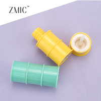 Tubes de brillant à lèvres mignons en forme de macaron rose et vert de 4 ml, flacons vides colorés en forme de réservoir de gaz pour rouge à lèvres liquide, conteneurs de baume à lèvres pour enfants
