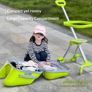 Maleta <span class=keywords><strong>de</strong></span> Viaje Multifuncional <span class=keywords><strong>para</strong></span> Niños, Carrito <span class=keywords><strong>de</strong></span> Bebé con Ruedas, Diseño <span class=keywords><strong>de</strong></span> Dibujos Animados - Product Image 3