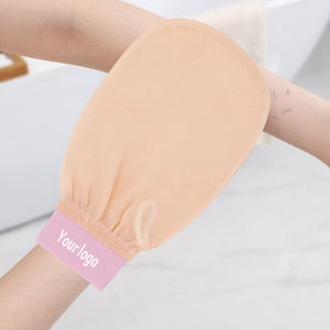 टैन के बाद शरीर के लिए टर्किश रॉ कोकून सिल्क एक्सफ़ोलीएटिंग दस्ताने सिल्क एक्सफ़ोलीएटिंग दस्ताने - Product Image 1