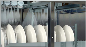 Single Cylinder Flat Dishwasher 16 <b>Sets</b> Capacity Energy Efficient Class 30-Degree <b>Spray</b> Auto Shut-Off 86C Rinse 99% 1. Reduces W - Product Image 5