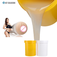 Caoutchouc de silicone liquide de couleur personnalisée à prix abordable pour la fabrication de dildos réalistes en silicone