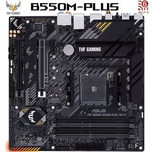 สำหรับ <span class=keywords><strong>ASUS</strong></span> TUF B550M-PLUS เล่นเกมเมนบอร์ดเดสก์ท็อป Wi-Fi II สำหรับการเล่นเกม Heavy gunner ATX Form Factor หน่วยความจำ DDR4สี่ตัว - Product Image 4