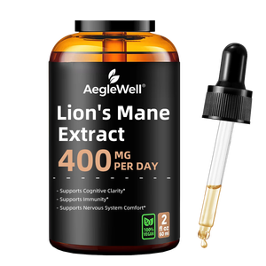 Gotas <span class=keywords><strong>de</strong></span> Melena <span class=keywords><strong>de</strong></span> León Aeglewell OEM, Extracto <span class=keywords><strong>de</strong></span> Hongo en Gotas, Melena <span class=keywords><strong>de</strong></span> León Líquida, Potenciador Cerebral, Melena <span class=keywords><strong>de</strong></span> León Líquida Orgánica - Product Image 1