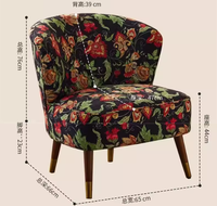 HANYEE Fabrication de fauteuils de canapé à accent moyen Canapé simple en tissu pour salon Fauteuil simple OEM et ODM