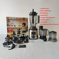 Mixeur professionnel de comptoir en acier inoxydable OEM/ODM 9500W 4L, mélangeur commercial robuste 8 en 1