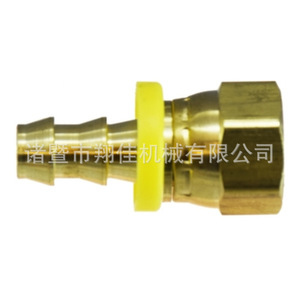 Xiangjia Machinery Brass Push On Hose Connector 14x14mm Swivel Female Plug In For Various Industries - Product Image 1