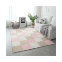 Tapis de sol en mousse EVA emboîtable au design moderne, antidérapant, résistant aux taches, adapté aux animaux domestiques, forme carrée, pour la maison, le golf, la prière