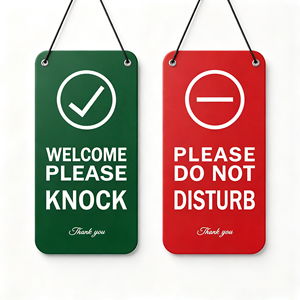 Etiqueta Colgante Personalizada con Logotipo Impreso, de Plástico PVC, Impermeable, Duradera, con Forma, para Puerta, Letrero para Oficina, Hotel, Publicidad Promocional - Product Image 5