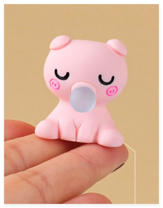 Accessoires de jardin féerique 3D DIY, figurines miniatures en résine (porc, éléphant, <span class=keywords><strong>lapin</strong></span>, renard, ours) pour sacs surprises, aquariums et jouets pour enfants - Product Image 5