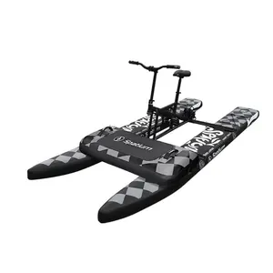 Spatium New Design Cheap Inflatable Pedalo Boat Pedal Water Bike Sea Cycle Water Bicycles For Sale