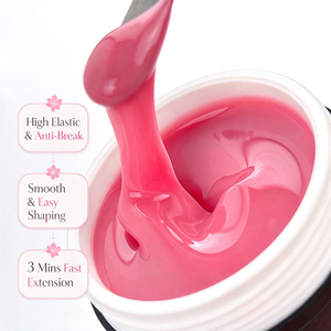 Gel Constructeur 3-en-1 Anti-écoulement 60g Grand Pot Salon Gel d'Extension d'Ongles UV LED Soak Off Gel de Modelage d'Ongles KLANA – Disponible en OEM - Product Image 5