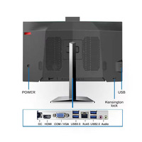 Ordinateur de bureau tout-en-un 27 pouces Intel Core i5 i7 i9 avec caméra intégrée, PC AIO pour entreprise, bureau, design léger