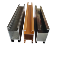 Profilé en aluminium coulissant pour armoire en alliage d'aluminium extrudé, fabrication chinoise