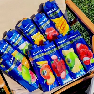 เครื่องดื่มผลไม้ชาบาะ รสส้ม ขนาด 1 ลิตร น้ำผลไม้บรรจุขวด เครื่องดื่มอ่อน เครื่องดื่มแปลกใหม่ - Product Image 5