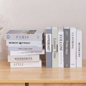 Tùy Chỉnh Hiện Đại Và Thời Trang Bàn Cà Phê Trang Trí Bù Đắp Giấy Giả Trang Trí Sách Với Bìa Cứng Cho Trang Trí Nội Thất - Product Image 5