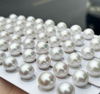 Perles d'eau douce naturelles blanches Edison, rondes, qualité AAAA, 13-14 mm, perles en vrac pour bijoux haut de gamme