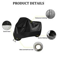 Housses de moto personnalisées moins quantité minimale de commande, couverture de vélo imperméable