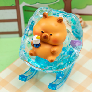 Figura de Silla Mecedora Relajante y Alegre, Caja Sorpresa, Artesanía de Resina, Regalo, Adorno de Escritorio, Juguete Coleccionable - Product Image 3