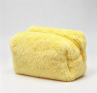 Pochette matelassée tendance pour tablette avec fermeture éclair, imperméable, légère, en polyester, pour rangement de maquillage