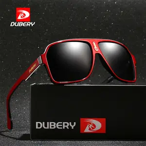 DUBERY 2020 नई polarized धूप का चश्मा विमानन मेंढक दर्पण सबसे लोकप्रिय UV400 संरक्षण चश्में D103