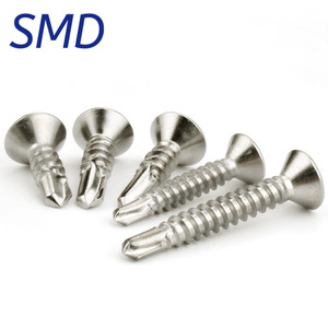 Smd Phillips Countersunk Head Tapping Screws M3.5 M4.2 M4.8 Metric Right Hand Class 4.8 Passivated Steel <b>Fasteners</b> For Metal - Product Image 2