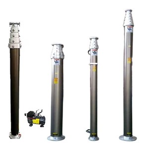 5M 6M 7M 8M 9m 10m bán chạy nhất Trọng lượng nhẹ nhôm khí nén Kính thiên văn cột mở rộng và có thể gập lại cực với đứng - Product Image 6