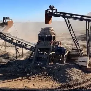 Stationaire 150tph Hard Rock Granieten Stenen Erts Kaak Crusher Samengestelde Kegel Crusher Plant In Paraguay