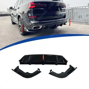 Difusor de Parachoques Trasero con Luces LED para BMW G05 M50i M50d M60i M60d 40i M Sport 2020 2021 2022 2023 2024 2025, Accesorios para Carrocería - Product Image 3