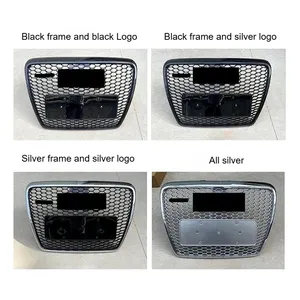 Grille de pare-chocs avant supérieure style RS6 pour Audi A6/S6 C6 2005 2006 2007 2009 2010 2011 - Product Image 2