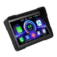 Nouvel écran tactile étanche de 5 pouces pour moto avec CarPlay intégré, navigation GPS et CarPlay sans fil pour 5.0