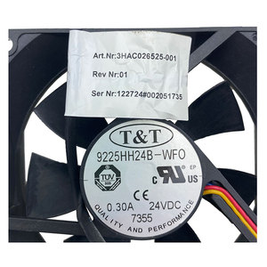 Ventilador de Gabinete para Robótica ABB 3HAC026525 001 3HAC051135 001 IRC5, Ventilador de Refrigeración Industrial de 24V CC - Product Image 3