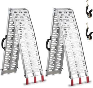 Rampes de chargement pliantes en aluminium robustes pour UTV et moto, capacité maximale de 1500 lb par paire, <span class=keywords><strong>rampe</strong></span> de chargement pour fourgonnette - Product Image 3